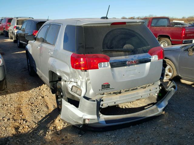 2GKALLEK2G6139575 - 2016 GMC TERRAIN SL SILVER photo 3