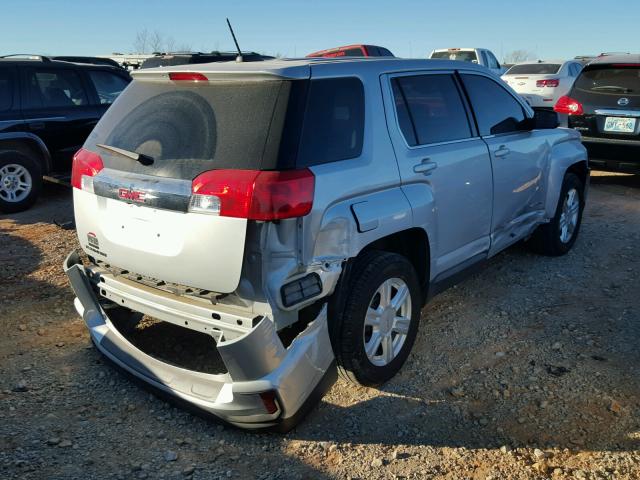 2GKALLEK2G6139575 - 2016 GMC TERRAIN SL SILVER photo 4