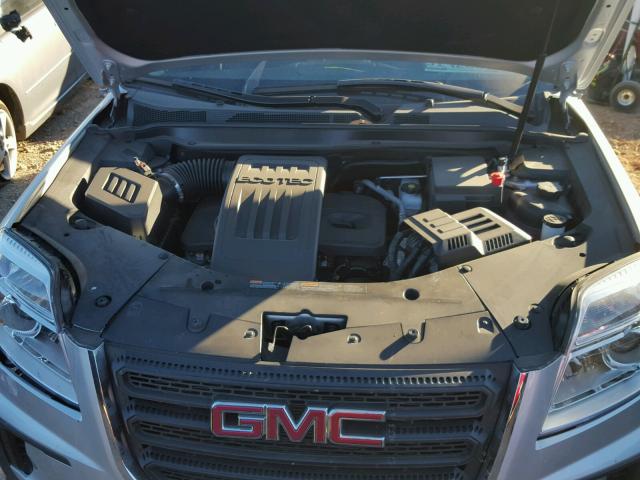 2GKALLEK2G6139575 - 2016 GMC TERRAIN SL SILVER photo 7