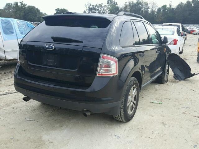 2FMDK36C57BB39494 - 2007 FORD EDGE SE BLACK photo 4