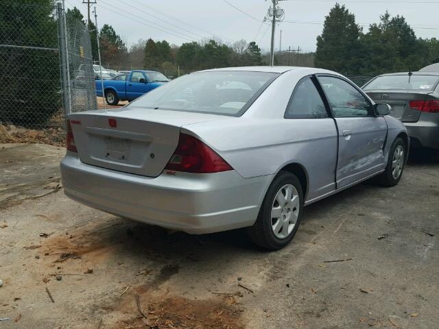 1HGEM22962L092140 - 2002 HONDA CIVIC EX SILVER photo 4