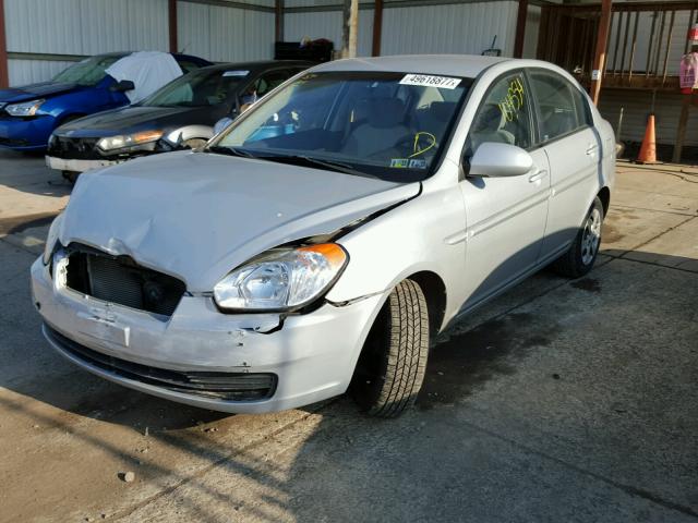 KMHCN46C79U340853 - 2009 HYUNDAI ACCENT GLS SILVER photo 2