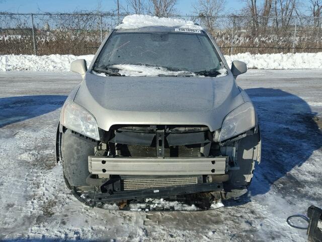 3GNCJLSB2DL183279 - 2013 CHEVROLET TRAX 1LT GRAY photo 9