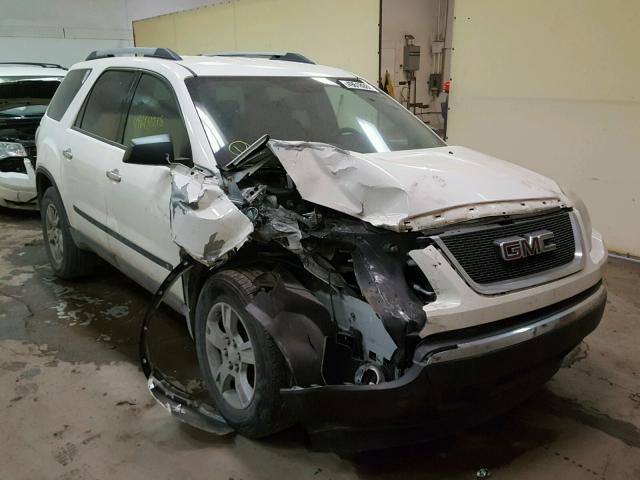 1GKLRKED7AJ173444 - 2010 GMC ACADIA SL WHITE photo 1