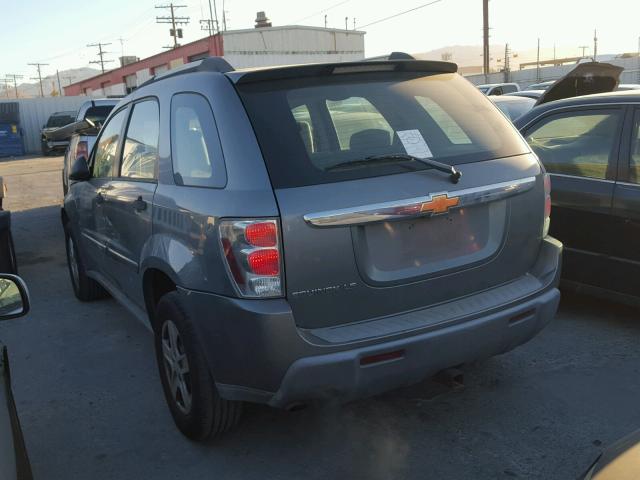 2CNDL13F266044799 - 2006 CHEVROLET EQUINOX LS GRAY photo 3