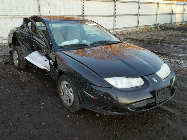 1G8ZP12822Z222785 - 2002 SATURN SC1 BLACK photo 1