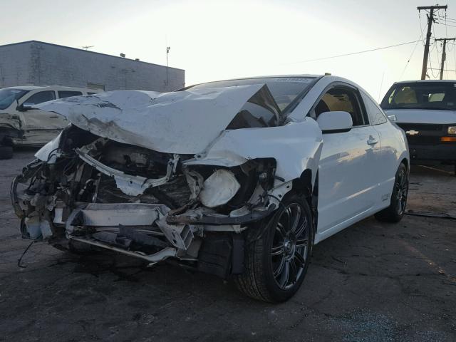 2HGFG21578H702417 - 2008 HONDA CIVIC SI WHITE photo 2