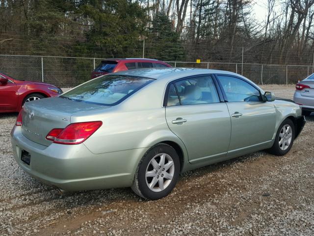 4T1BK36B77U228444 - 2007 TOYOTA AVALON XL GREEN photo 4