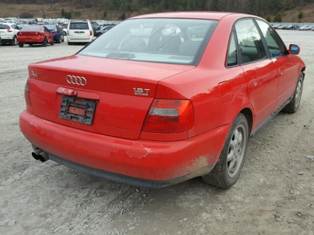 WAUCB28D5WA214461 - 1998 AUDI A4 1.8T QU RED photo 4