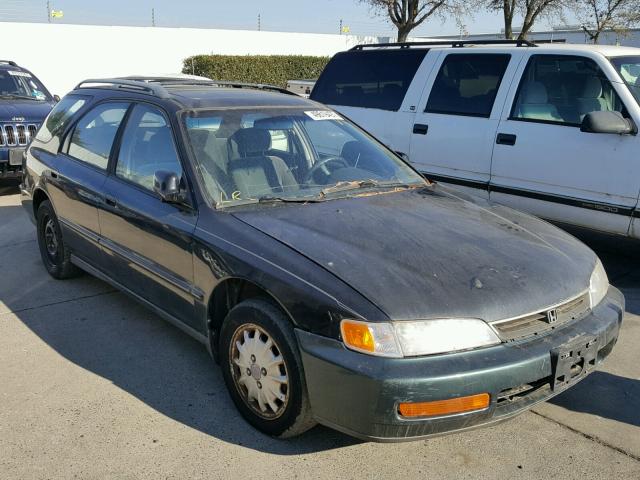 1HGCE1898TA009066 - 1996 HONDA ACCORD EX BLACK photo 1