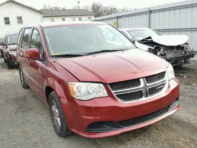 2D4RN3DG1BR627125 - 2011 DODGE GRAND CARA RED photo 1