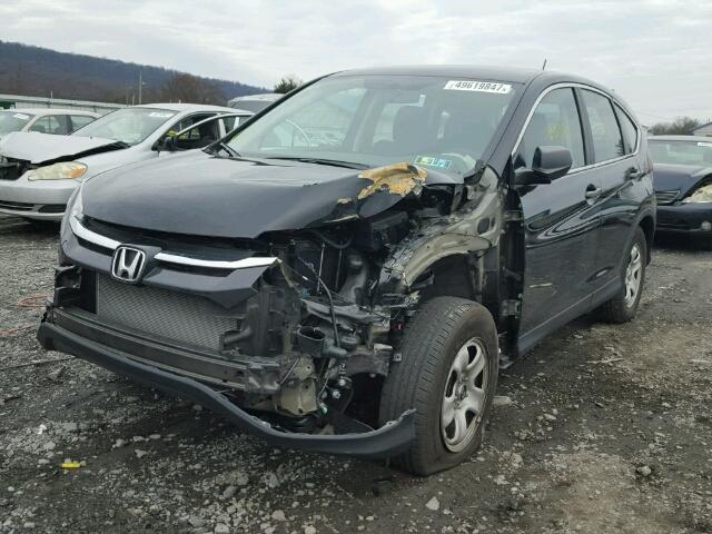 2HKRM4H36GH703696 - 2016 HONDA CR-V LX BLACK photo 2