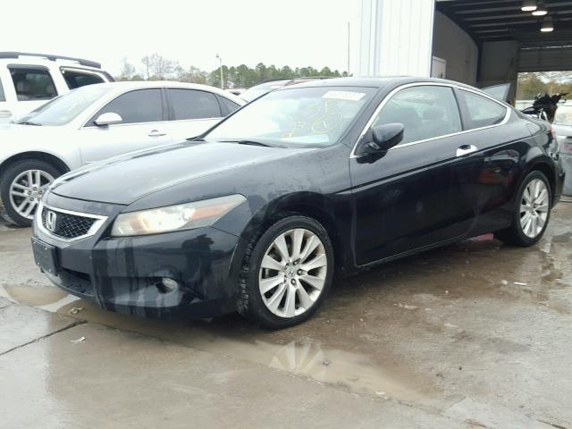 1HGCS22819A003696 - 2009 HONDA ACCORD EXL BLACK photo 2