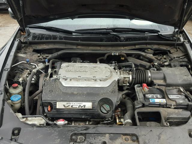 1HGCS22819A003696 - 2009 HONDA ACCORD EXL BLACK photo 7