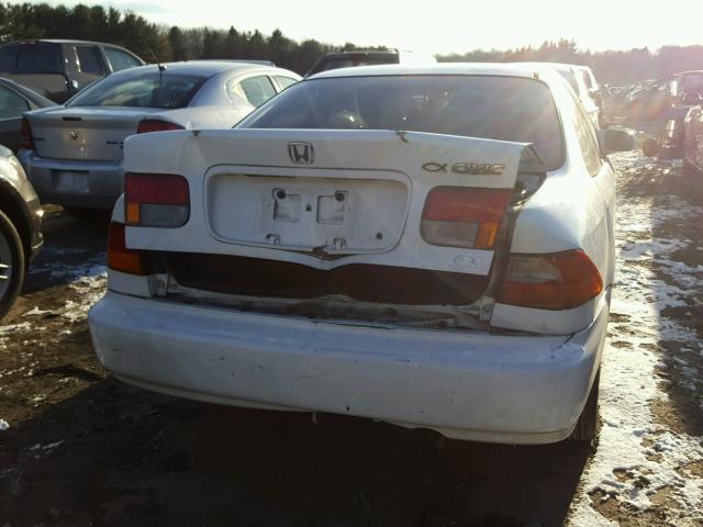 1HGEJ8249TL075785 - 1996 HONDA CIVIC EX WHITE photo 9