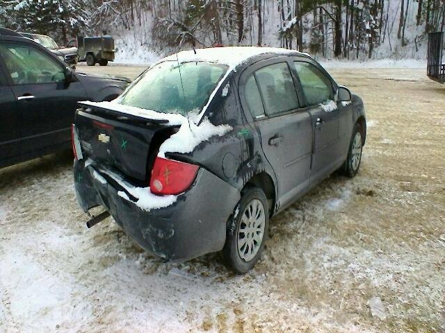 1G1AD5F57A7155056 - 2010 CHEVROLET COBALT 1LT BLACK photo 4