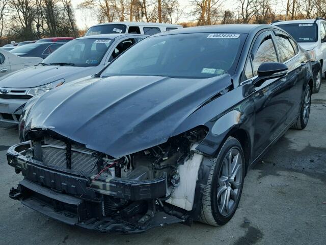 3FA6P0T99HR286772 - 2017 FORD FUSION SE BLACK photo 2