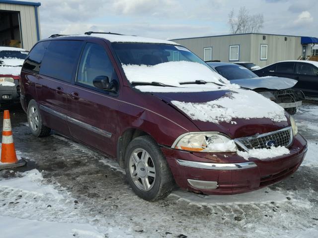 2FMZA52411BA59295 - 2001 FORD WINDSTAR S MAROON photo 1