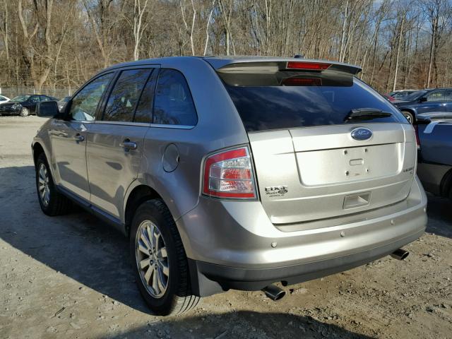 2FMDK49C28BA93173 - 2008 FORD EDGE LIMIT SILVER photo 3