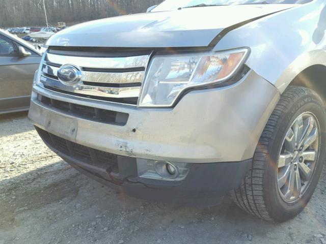 2FMDK49C28BA93173 - 2008 FORD EDGE LIMIT SILVER photo 9