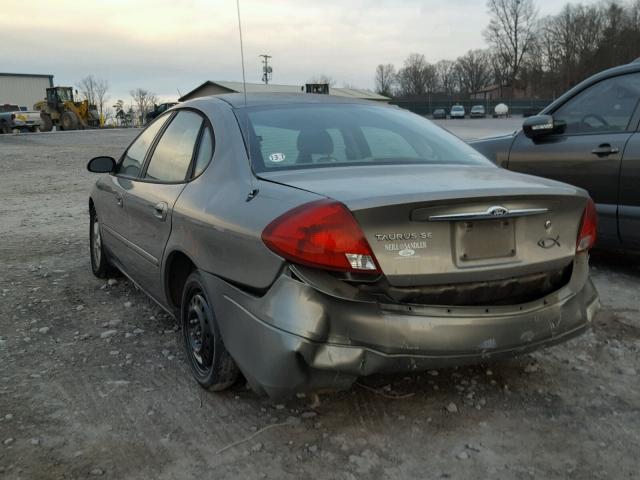 1FAFP53U83G278843 - 2003 FORD TAURUS SE GRAY photo 3