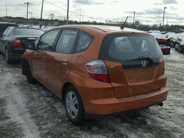 JHMGE88209S074460 - 2009 HONDA FIT ORANGE photo 3