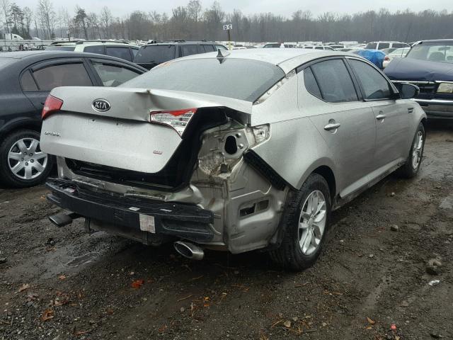 KNAGM4A7XC5278480 - 2012 KIA OPTIMA LX SILVER photo 4