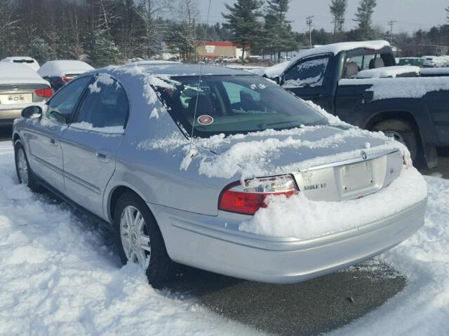 1MEFM55S64G610504 - 2004 MERCURY SABLE LS P SILVER photo 3