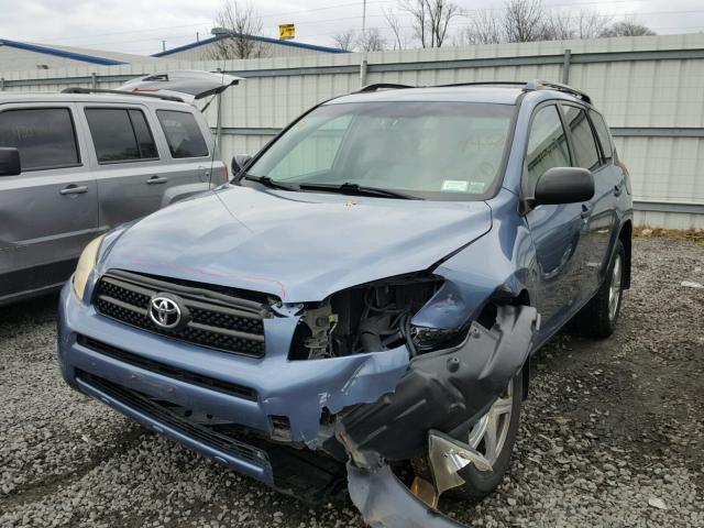 JTMBD33V366014406 - 2006 TOYOTA RAV4 BLUE photo 2