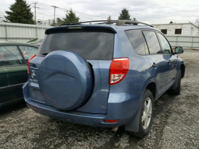 JTMBD33V366014406 - 2006 TOYOTA RAV4 BLUE photo 4