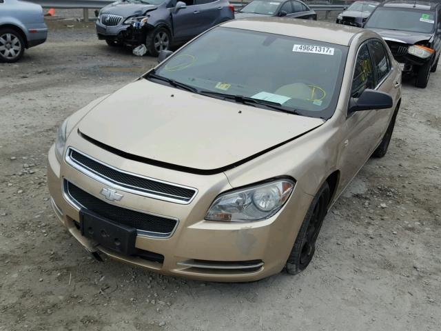 1G1ZG57N28F262878 - 2008 CHEVROLET MALIBU LS 奶油色 照片 2