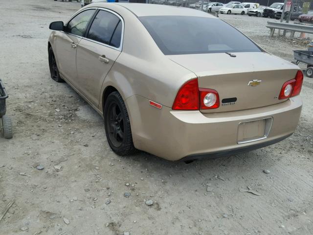 1G1ZG57N28F262878 - 2008 CHEVROLET MALIBU LS 奶油色 照片 3