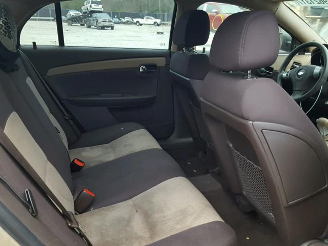 1G1ZG57N28F262878 - 2008 CHEVROLET MALIBU LS 奶油色 照片 6