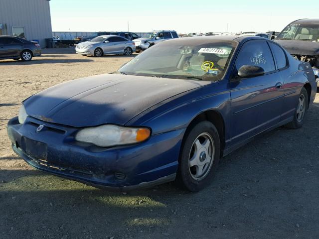 2G1WW12E939340984 - 2003 CHEVROLET MONTE CARL BLUE photo 2