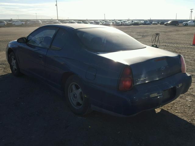 2G1WW12E939340984 - 2003 CHEVROLET MONTE CARL 蓝色 照片 3