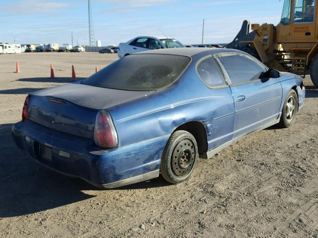 2G1WW12E939340984 - 2003 CHEVROLET MONTE CARL BLUE photo 4