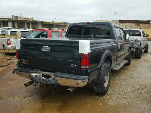 1FTNW20S11EA82827 - 2001 FORD F250 SUPER GREEN photo 4