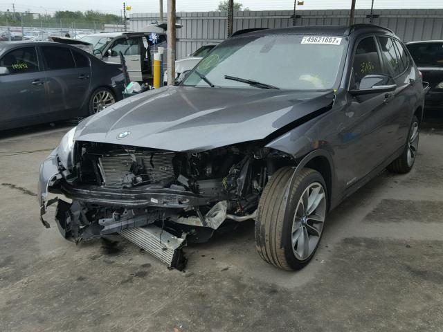 WBAVM1C56FVW57322 - 2015 BMW X1 SDRIVE2 GRAY photo 2