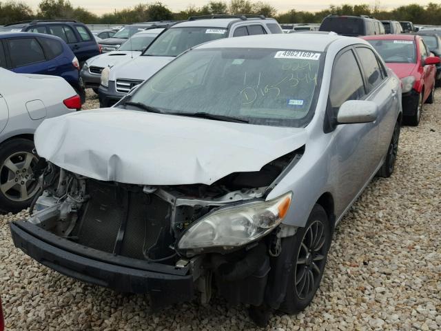 5YFBU4EE6CP029344 - 2012 TOYOTA COROLLA BA SILVER photo 2