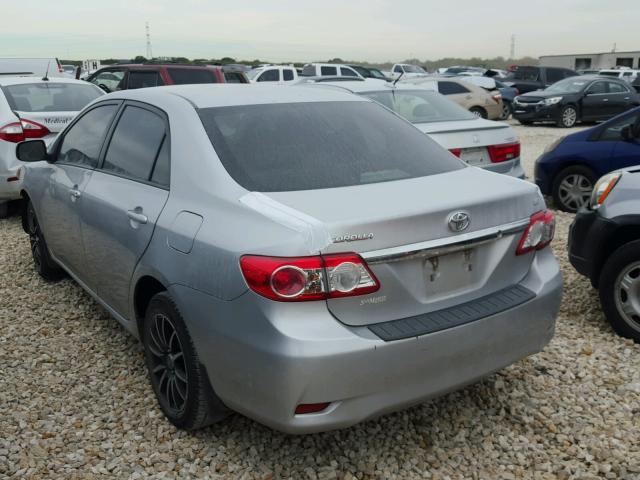 5YFBU4EE6CP029344 - 2012 TOYOTA COROLLA BA SILVER photo 3