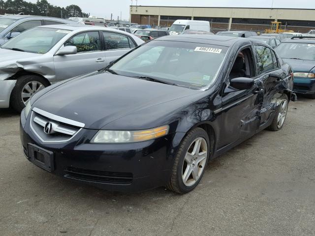 19UUA66224A061040 - 2004 ACURA TL BLACK photo 2