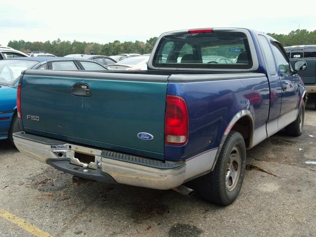 1FTZX1724WNB47059 - 1998 FORD F150 BLUE photo 4