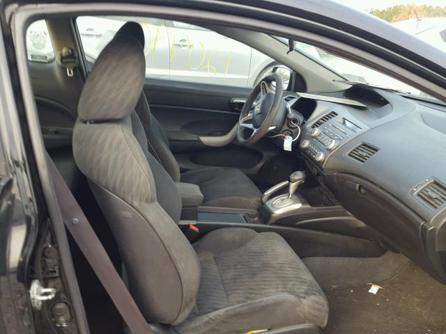 2HGFG12819H512715 - 2009 HONDA CIVIC EX BLACK photo 5