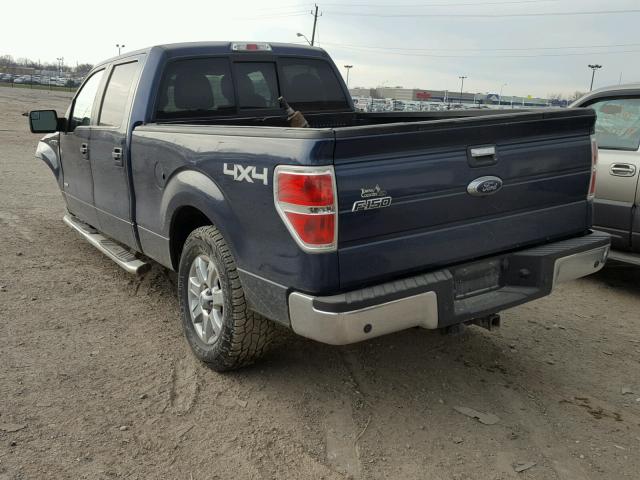 1FTFW1ET4EFC06816 - 2014 FORD F150 SUPER BLUE photo 3