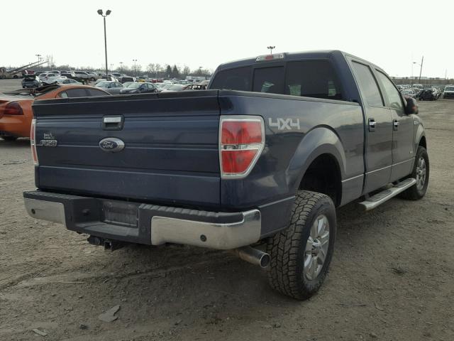 1FTFW1ET4EFC06816 - 2014 FORD F150 SUPER BLUE photo 4