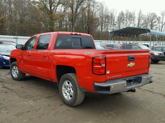 3GCUKREC3GG129620 - 2016 CHEVROLET SILVERADO RED photo 3