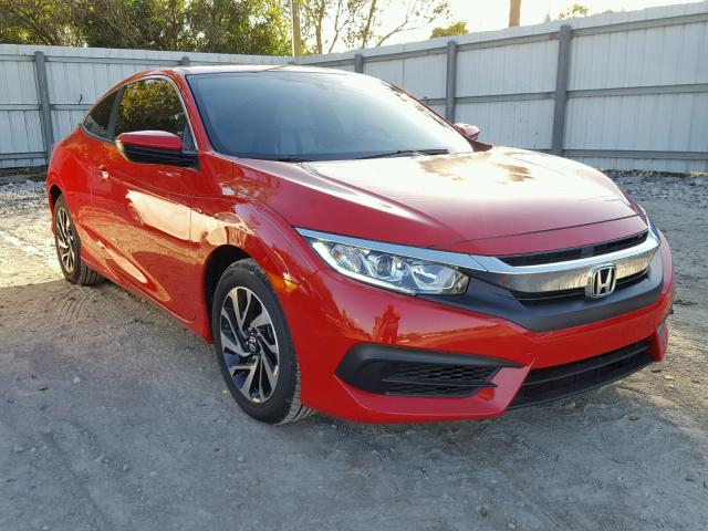 2HGFC4B52HH307504 - 2017 HONDA CIVIC LX RED photo 1