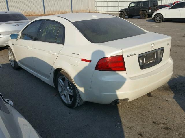 19UUA66226A037839 - 2006 ACURA 3.2TL WHITE photo 3