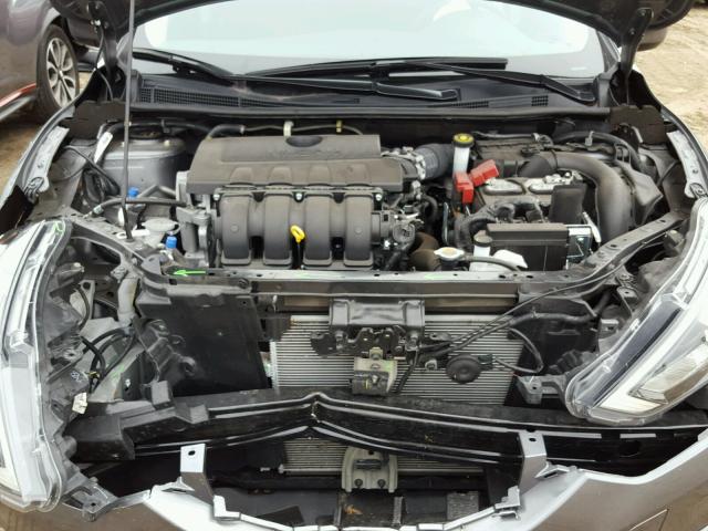 3N1AB7AP6HY238779 - 2017 NISSAN SENTRA S GRAY photo 7