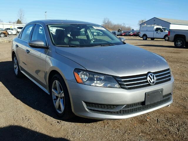 1VWBP7A39CC054189 - 2012 VOLKSWAGEN PASSAT SE SILVER photo 1